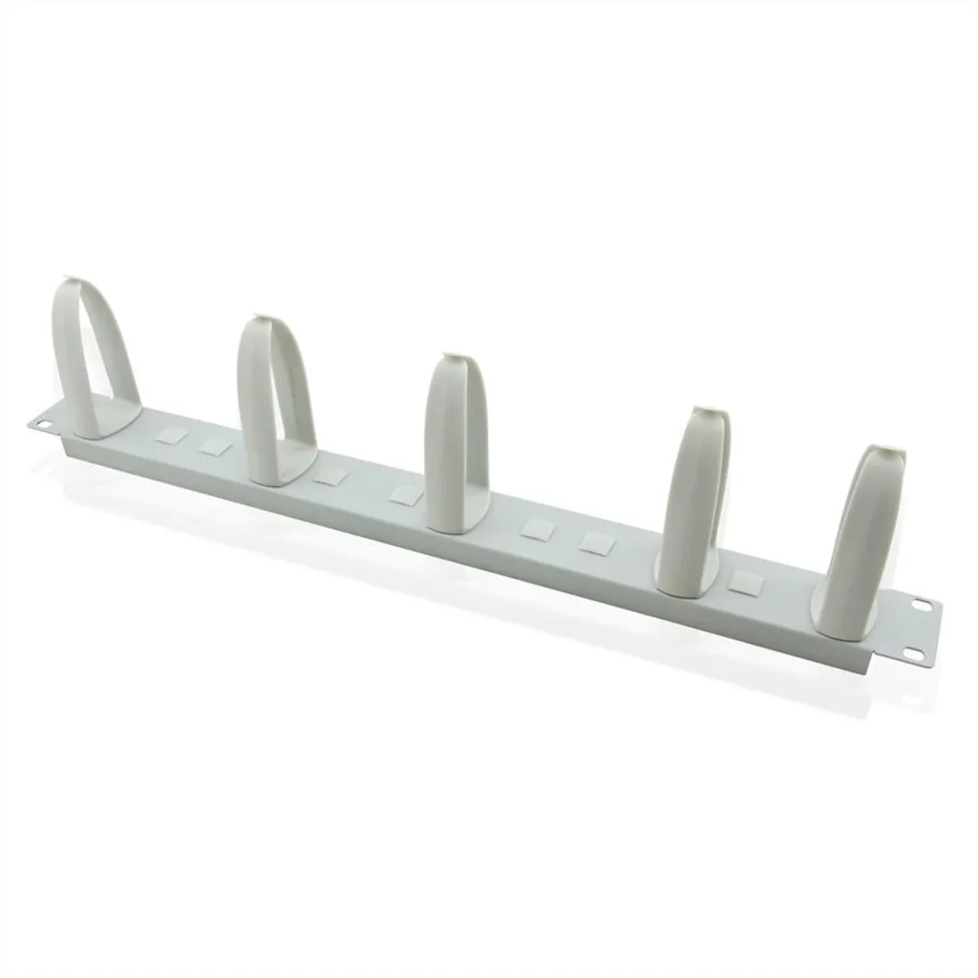 Value 19" Frontpaneel 1HE - 5 Kabelogen - Grijs