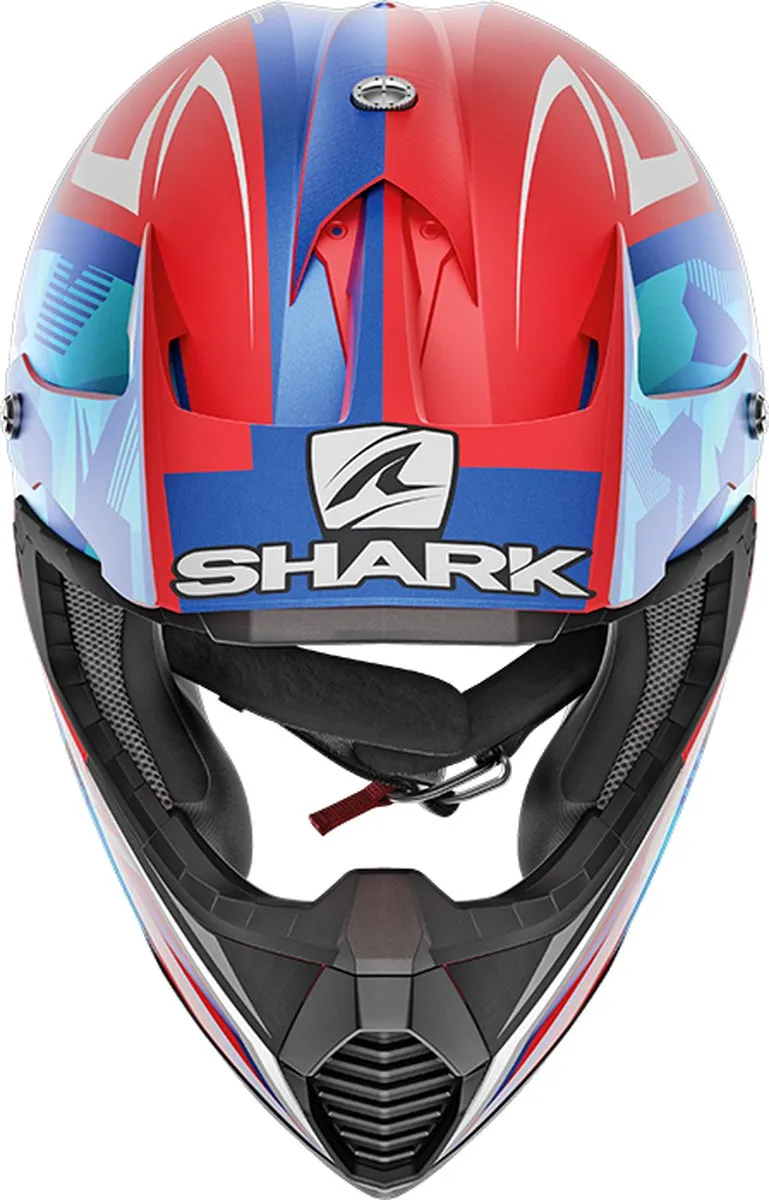Shark Varial Tixier Crosshelm - S - Rood/Wit/Blauw