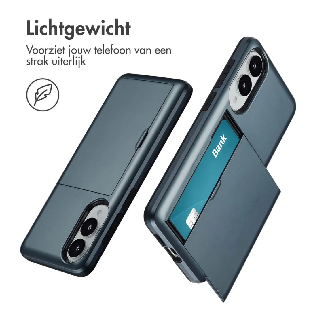 Imoshion Hoesje Samsung Galaxy S25 Edge - Donkerblauw - 2 Pasjes