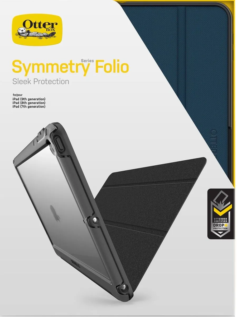 OtterBox Symmetry Folio Bookcase iPad 10.2 - Blauw