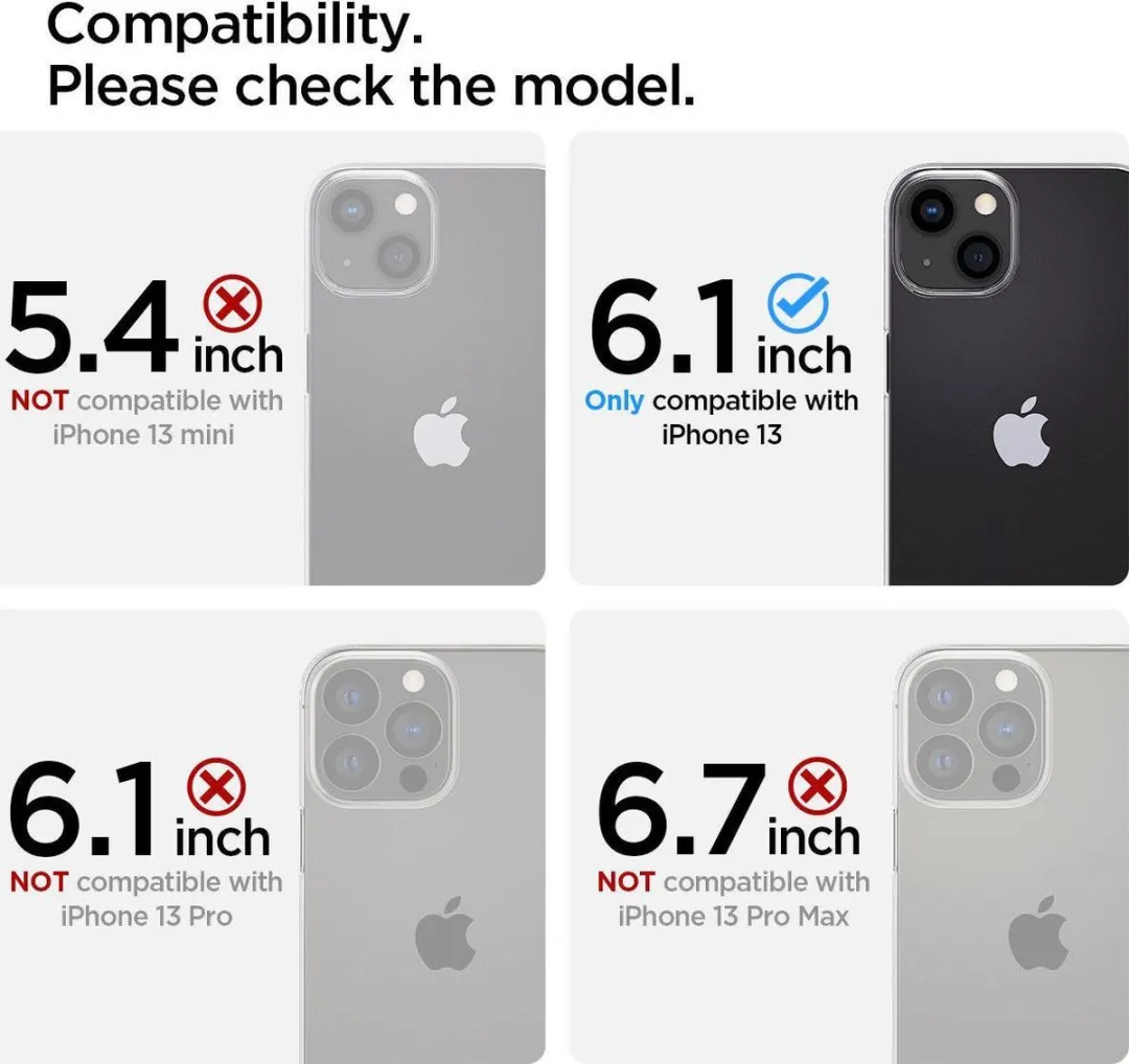 Spigen Thin Fit iPhone 13 Hoesje - Zwart - 8809811853360 - afbeelding 6 van 6