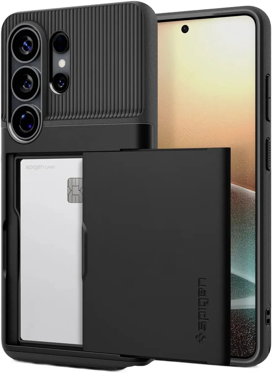 Spigen Slim Armor CS Backcover 8800337241570 - Zwart