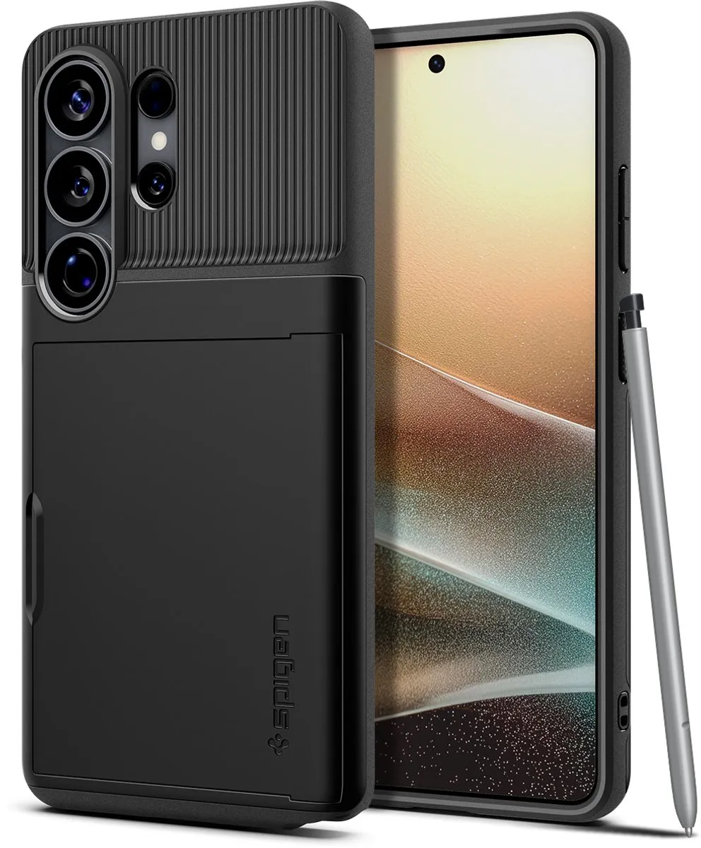 Spigen Slim Armor CS Backcover 8800337241570 - Zwart