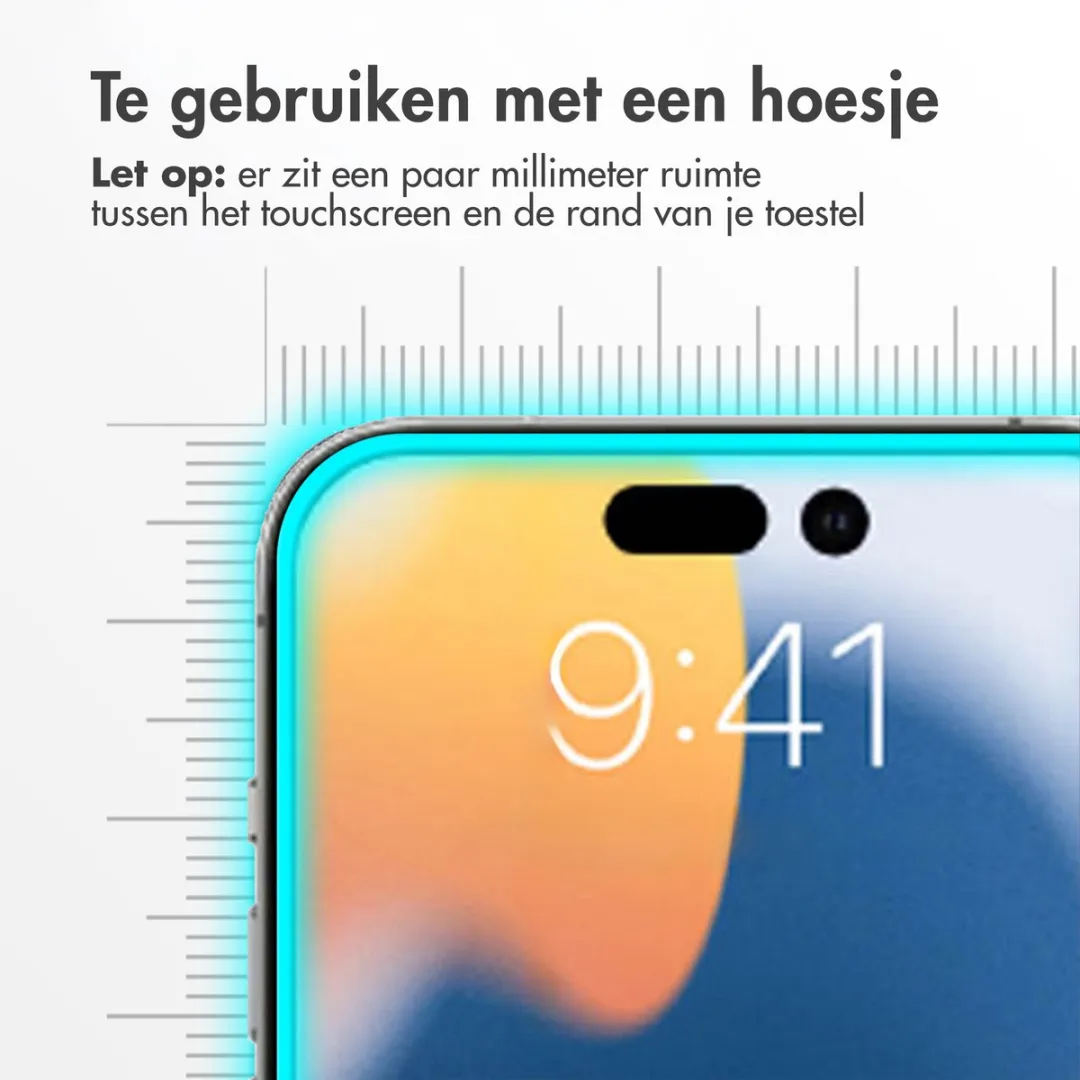Imoshion Screenprotector iPhone 14 Pro Max - Gehard Glas