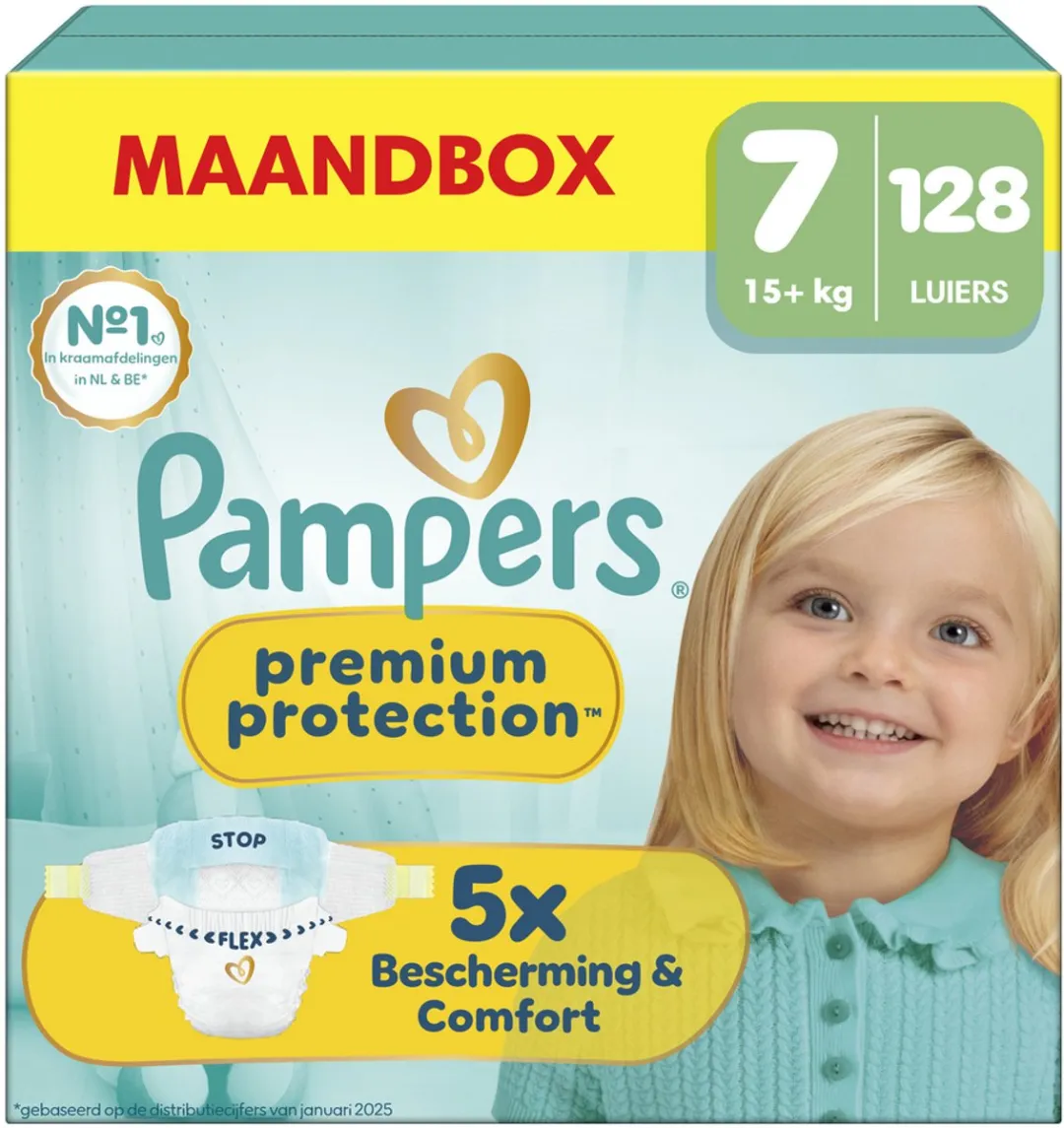 Pampers Premium Protection Maat 7 Maandbox