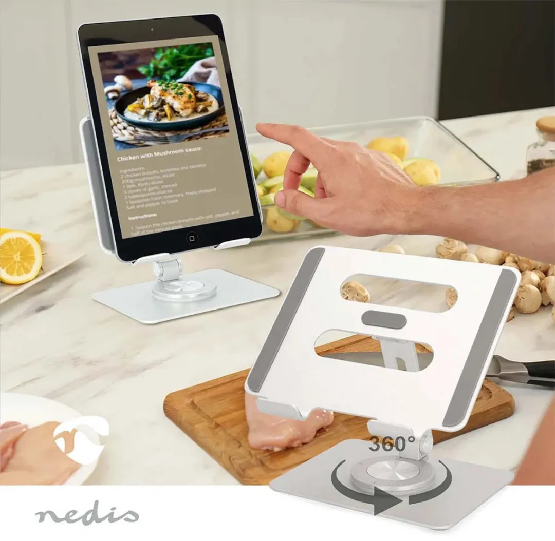 Nedis TSTND210SI Tabletstandaard - Zilver