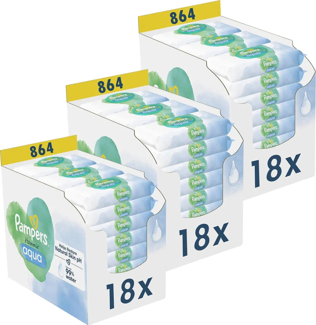 Pampers Harmonie Aqua Billendoekjes