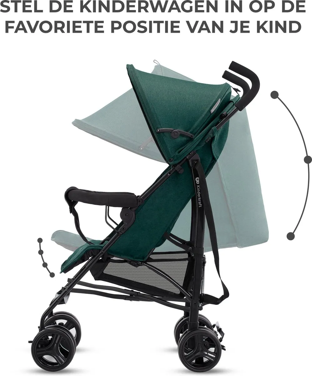 KinderKraft TIK Buggy Reisbuggy - 6,5 kg Groen