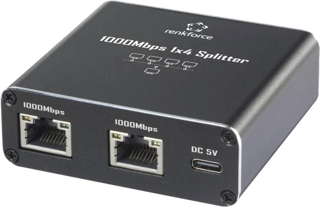 Renkforce RF-6739680 Netwerk Switch 5x 1Gbps