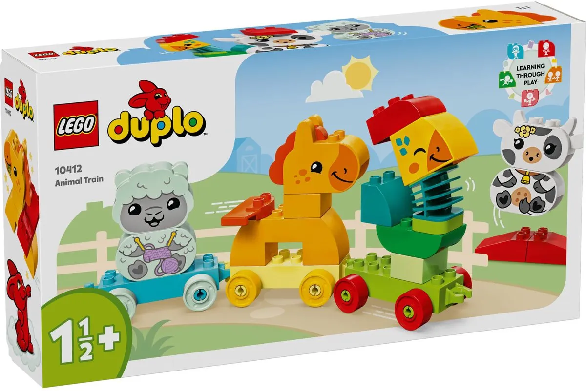 LEGO DUPLO Mijn Eerste Dierentrein 10412 - 19 Stukken