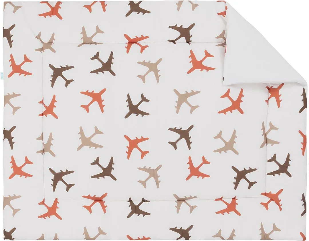 BINK Bedding Boxkleed Planes Choco