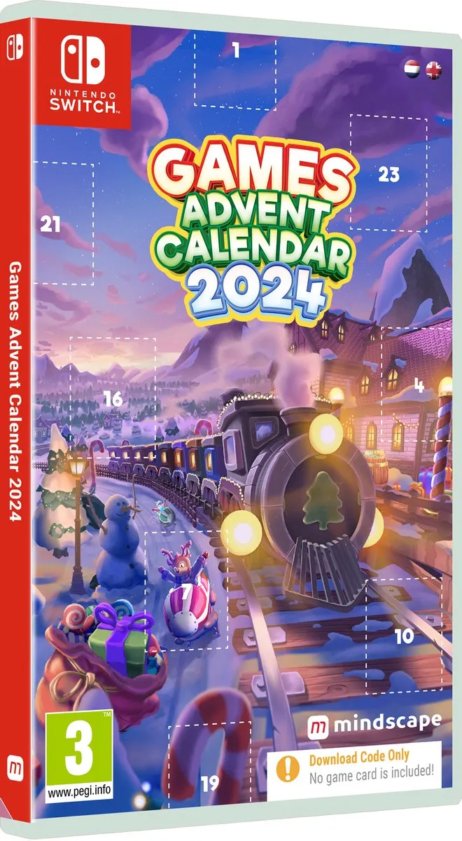 Mindscape Nintendo Switch Advent Calendar 2024 - 8 Spelers