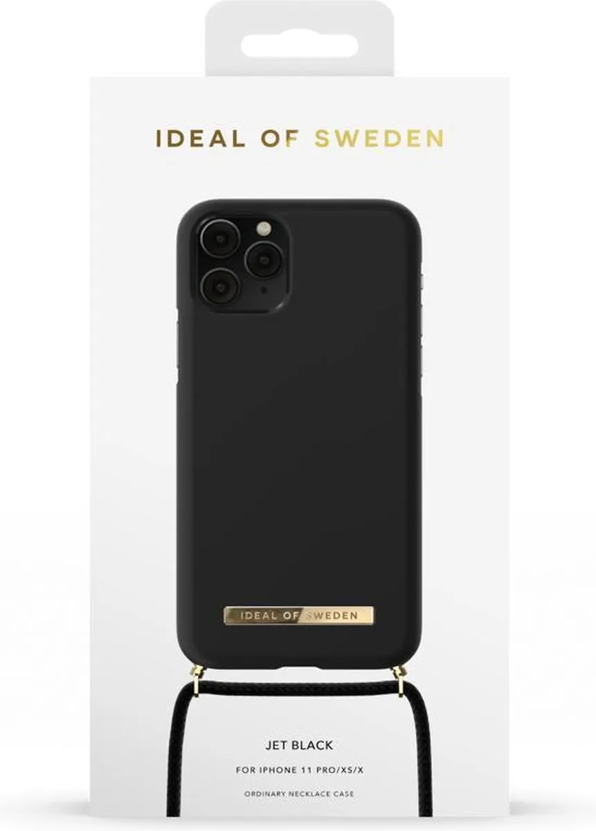 iDeal of Sweden Ordinary Phone Necklace Case iPhone 11 Pro/X/XS - IDPNSS21-I1958-267 - Zwart
