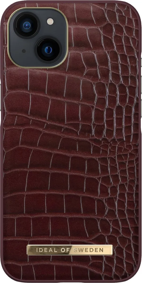 iDeal of Sweden iPhone 14/13 Backcover - Scarlet Croco - MagSafe