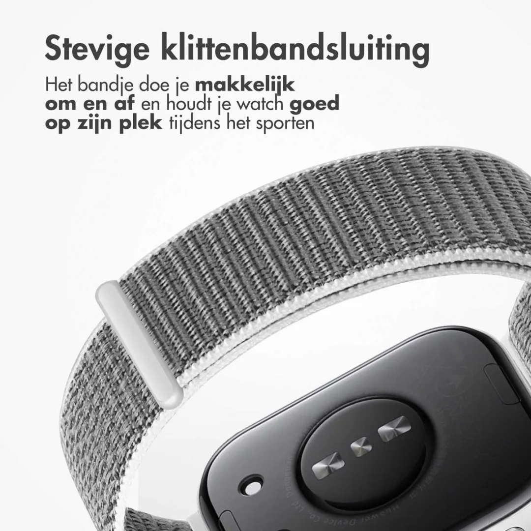 Imoshion Nylon Bandje Huawei Watch Fit 4/4 Pro - Grijs