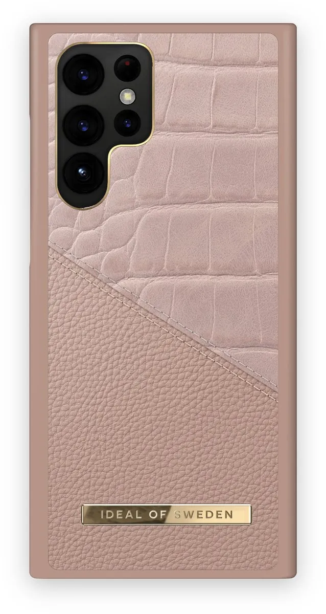 iDeal of Sweden Fashion Case Atelier Galaxy S22 Ultra Rose Smoke Croco