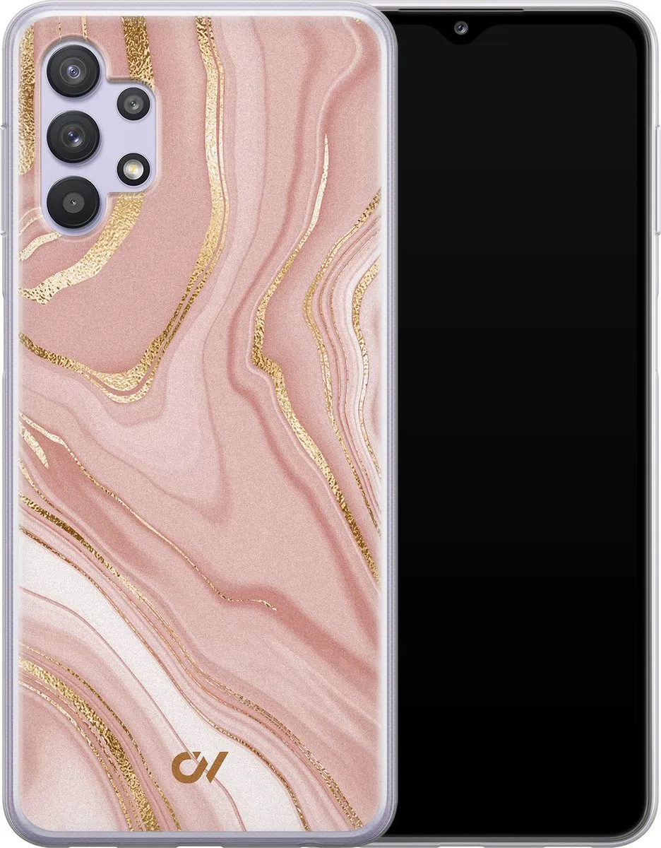 Casevibes Hoesje Samsung Galaxy A32 5G - Roze Marble