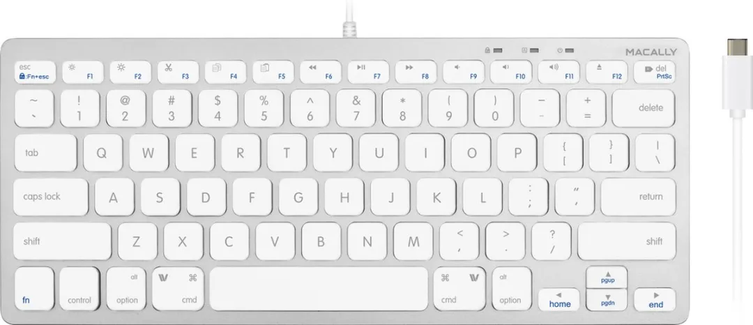 Macally UCSLIMKEYCA USB-C Toetsenbord