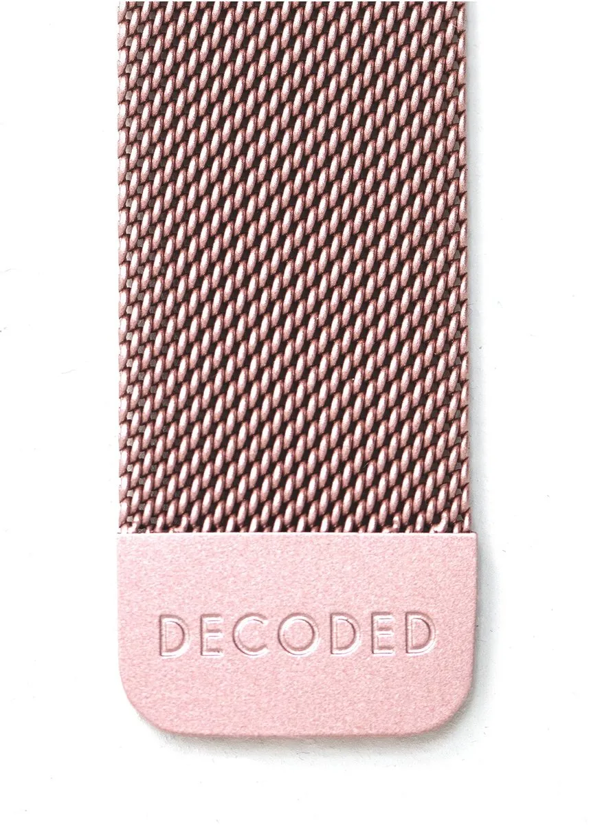 Decoded Rosé Gold Apple Watch Band - 42/44/45mm - afbeelding 6 van 6