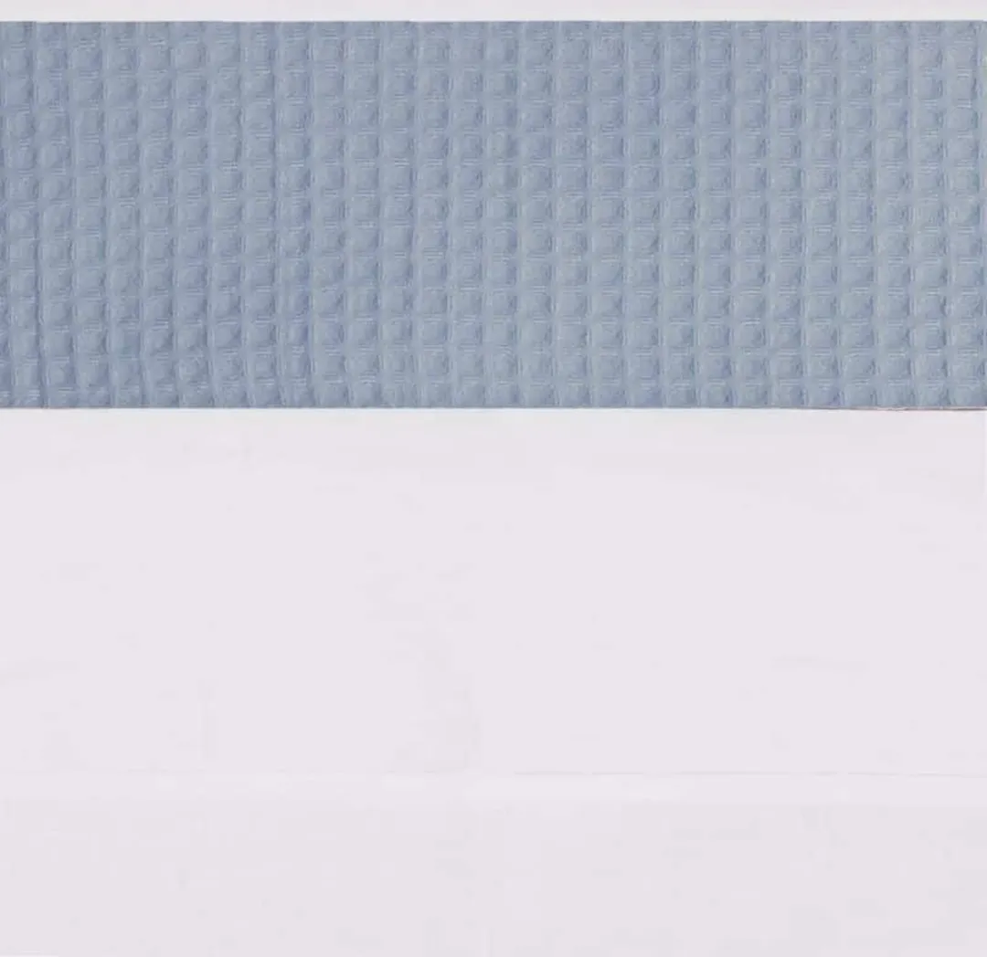 BINK Bedding Ledikantlaken Wafel 100x150cm - Grijsblauw