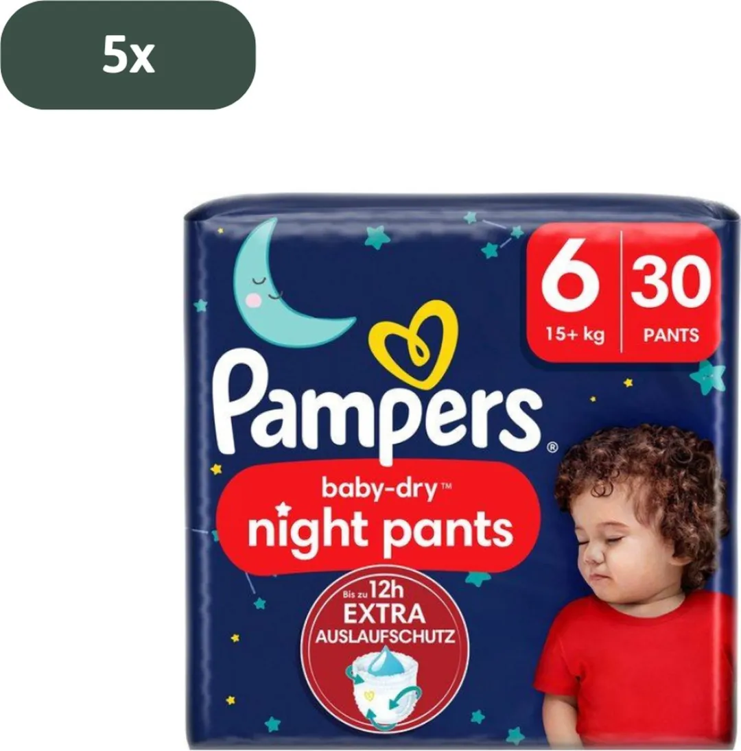 Pampers Baby Dry Night Pants Maat 6 - 150 Stuks