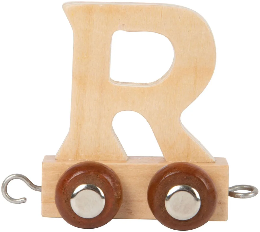 Small Foot Houten Lettertrein R - 12 Stuks
