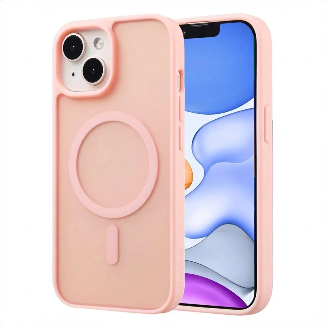 Imoshion Hoesje iPhone 15 Lichtroze - MagSafe