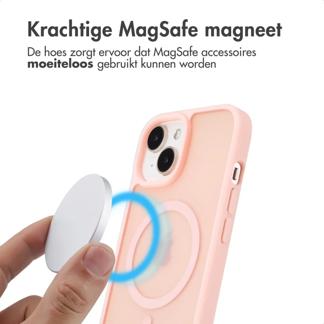 Imoshion Hoesje iPhone 15 Lichtroze - MagSafe