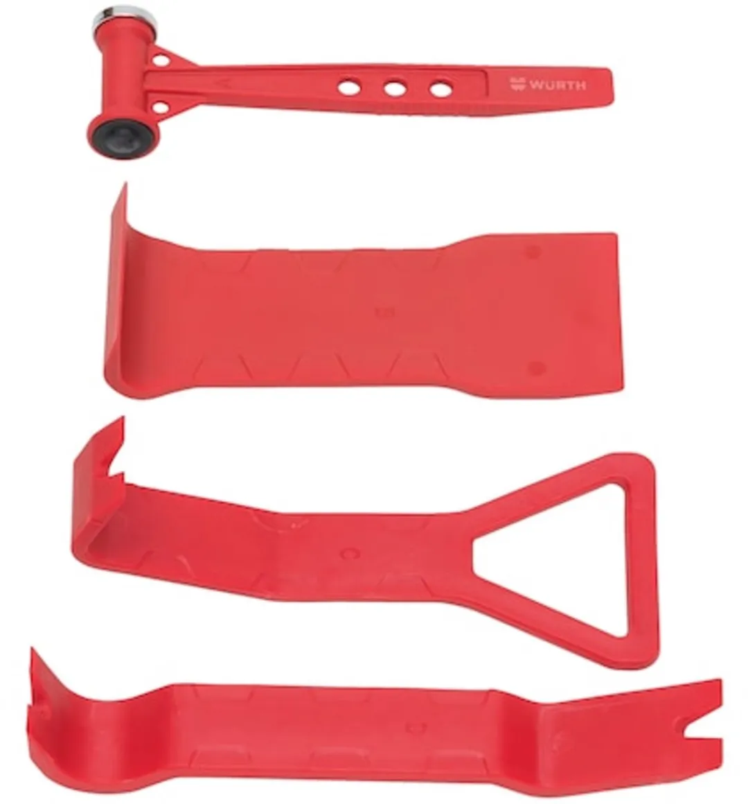 Würth Set montagewiggen 4-delig - Rood
