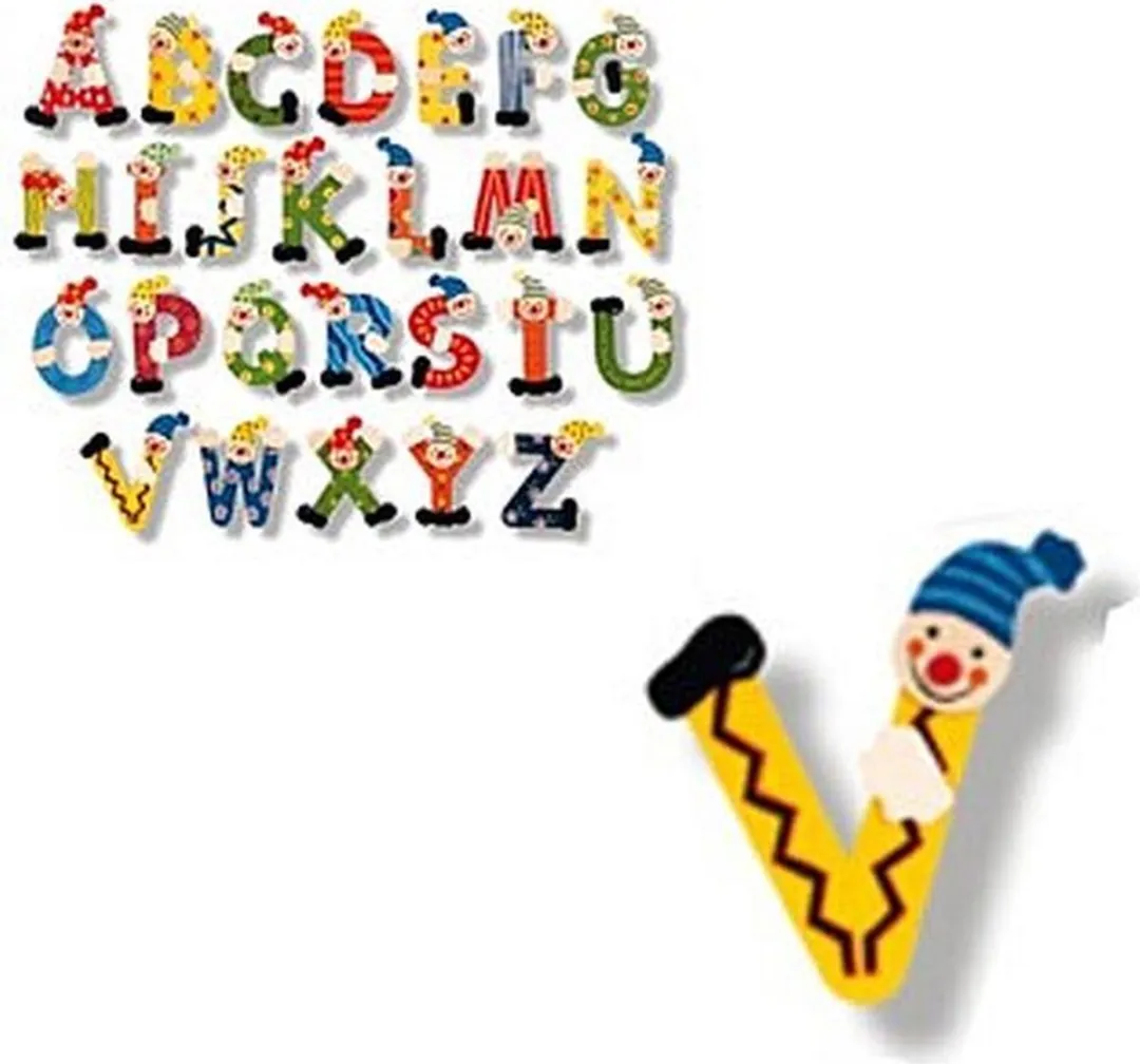 Simply For Kids Houten Naamletter Clown V