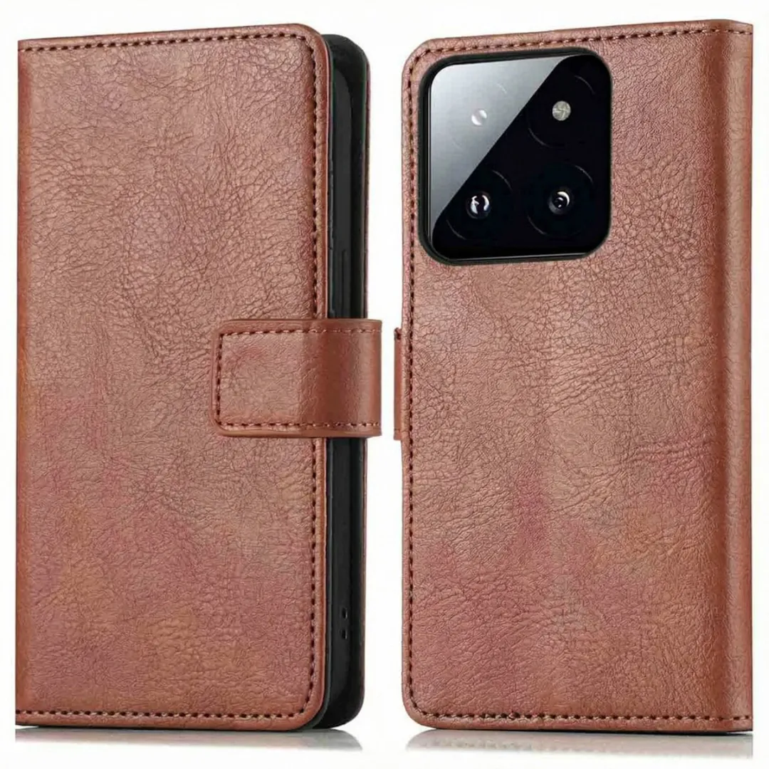 Imoshion Hoesje Xiaomi 14T - 3 Pasjes - Bruin