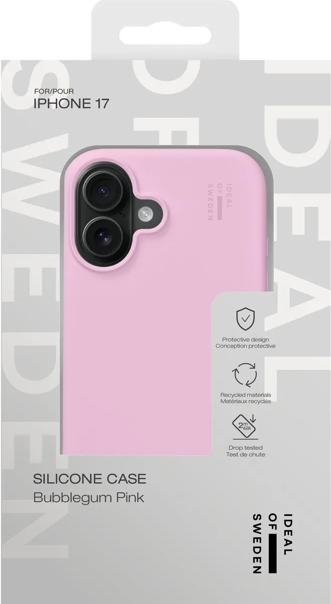 iDeal of Sweden iPhone 17 Silicone Hoes - Bubblegum Pink