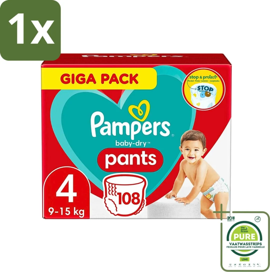 Pampers Baby-Dry Pants Maat 4