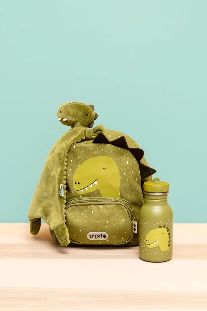 Trixie Mr. Dino Knuffeldoekje - Ribfluweel Groen - afbeelding 2 van 6