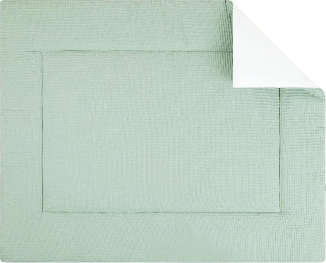 BINK Bedding Boxkleed Wafel Mint 80x100cm