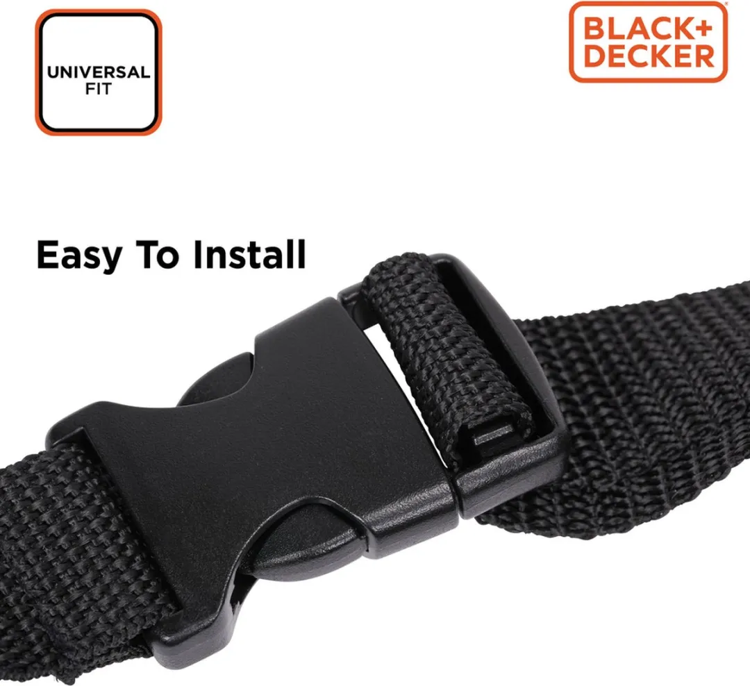 BLACK+DECKER Autostoelhoes - Universele Fitting - Zwart