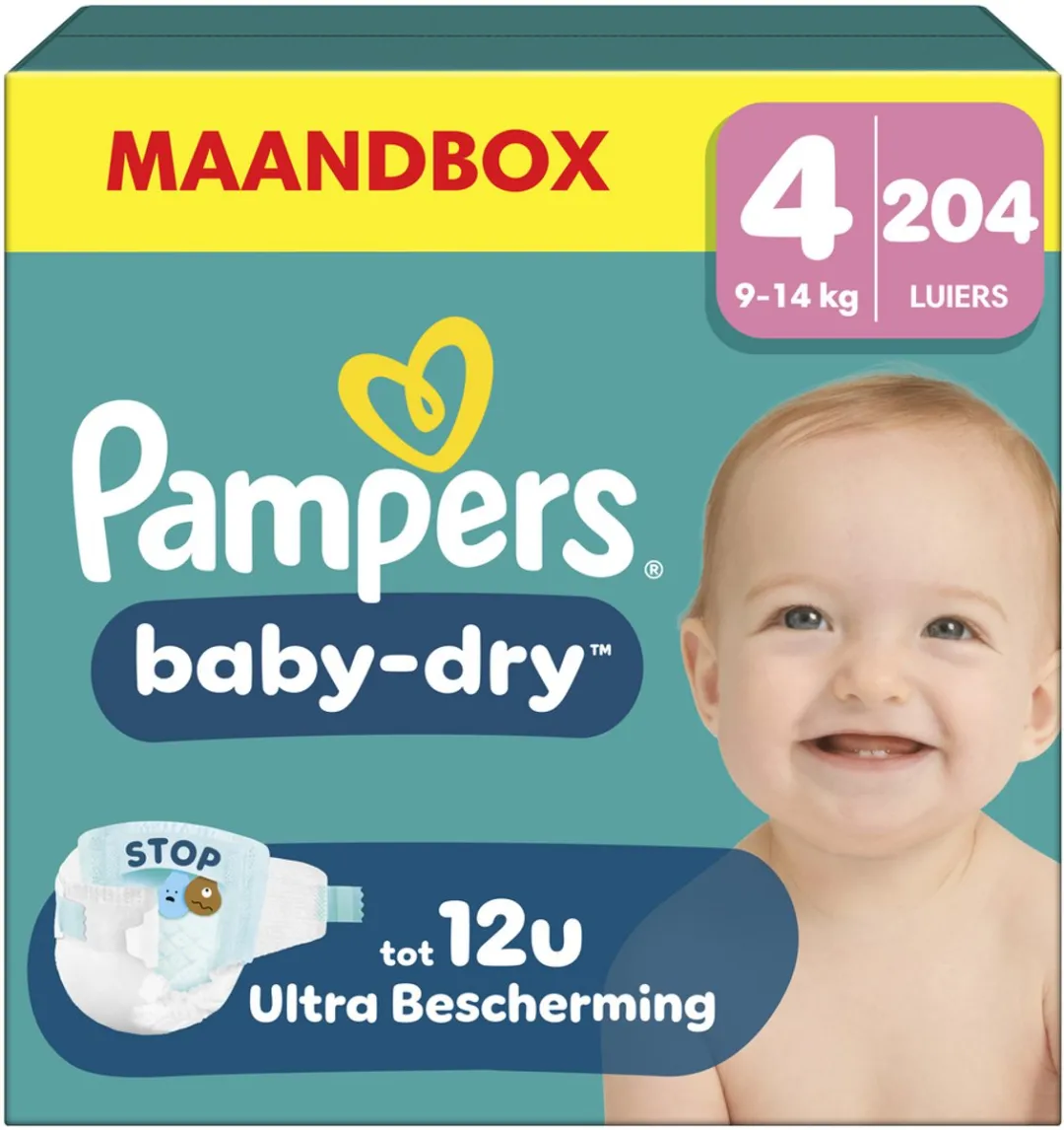 Pampers Baby-Dry Maat 4 Luiers