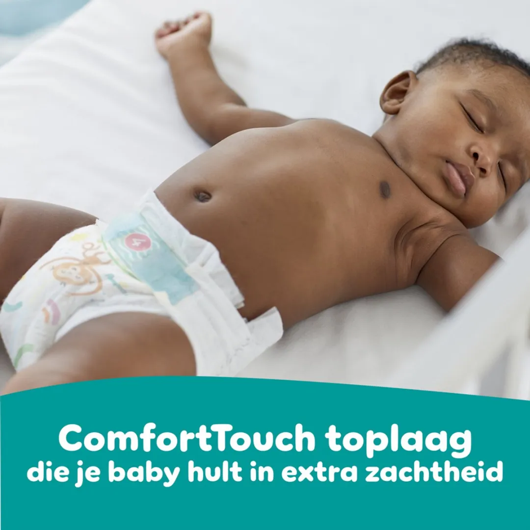 Pampers Baby-Dry Maat 4 Luiers - 204 Stuks