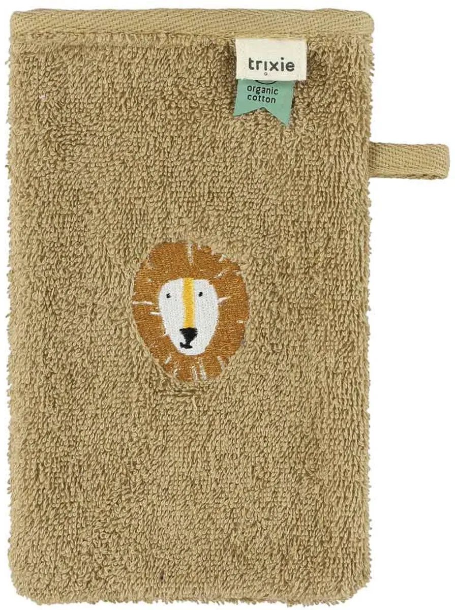 Trixie Aura Lion Waslappen - 2 Stuks - Biologisch Katoen