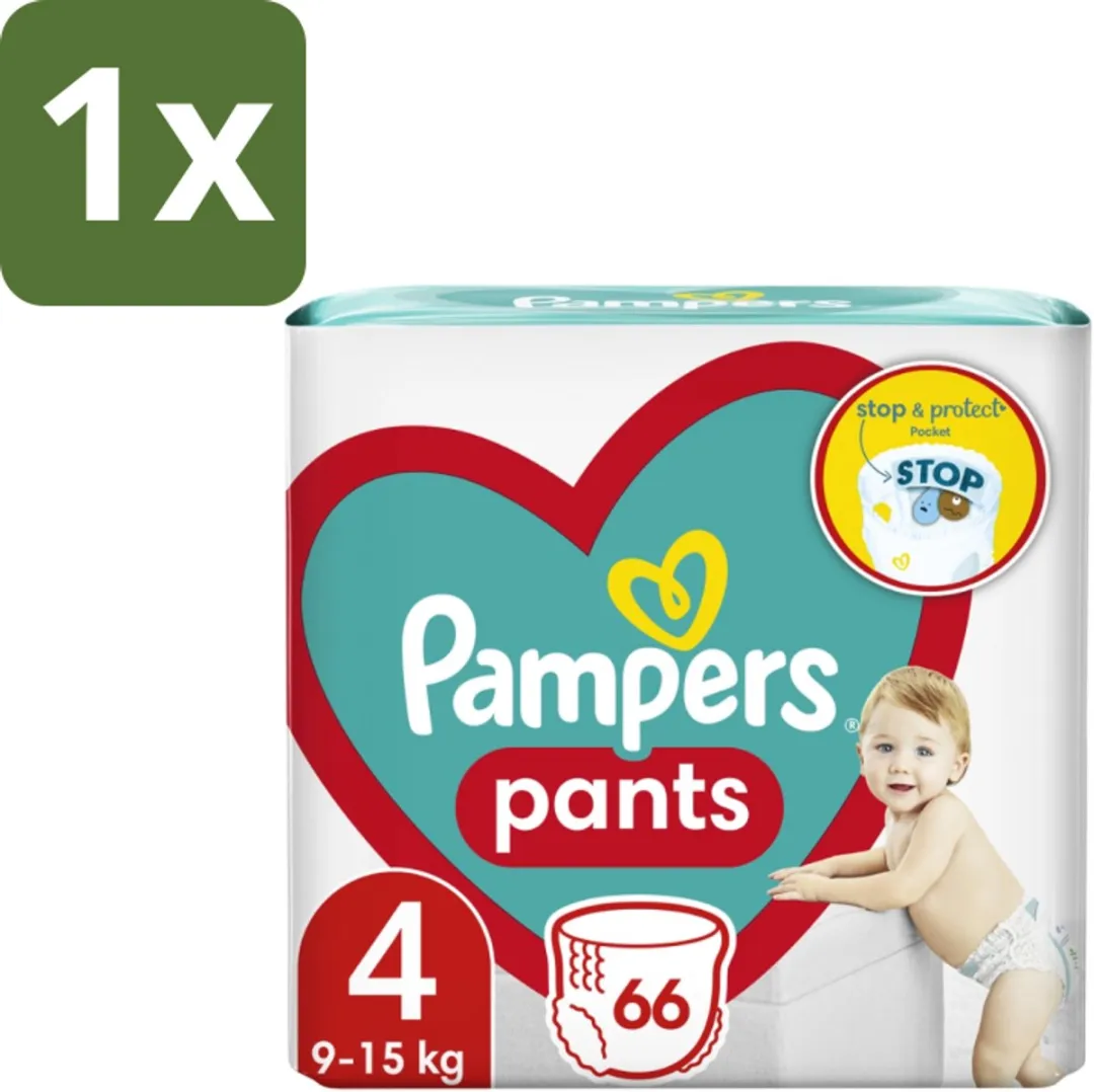 Pampers Pants Maat 4 Luierbroekjes - 66 Stuks
