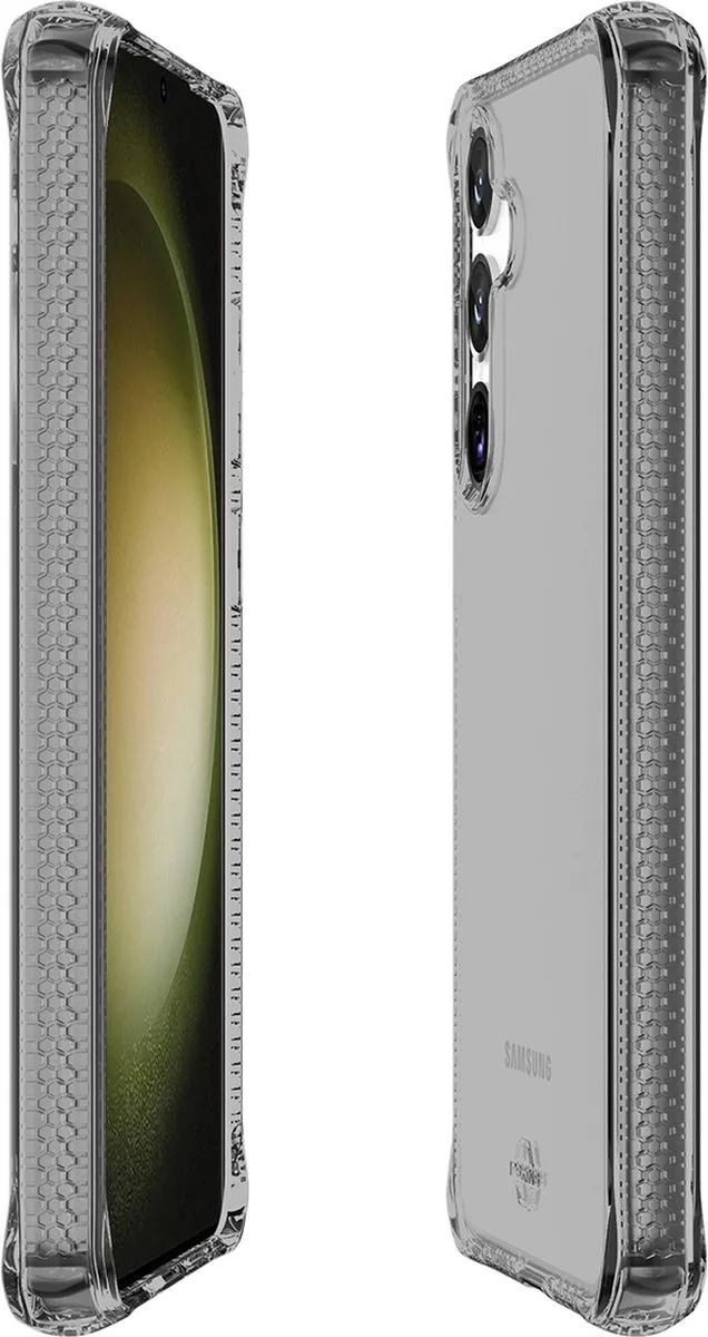 Itskins Spectrum R Clear Samsung Galaxy S24 Plus Hoesje - Zwart/Transparant - afbeelding 6 van 6