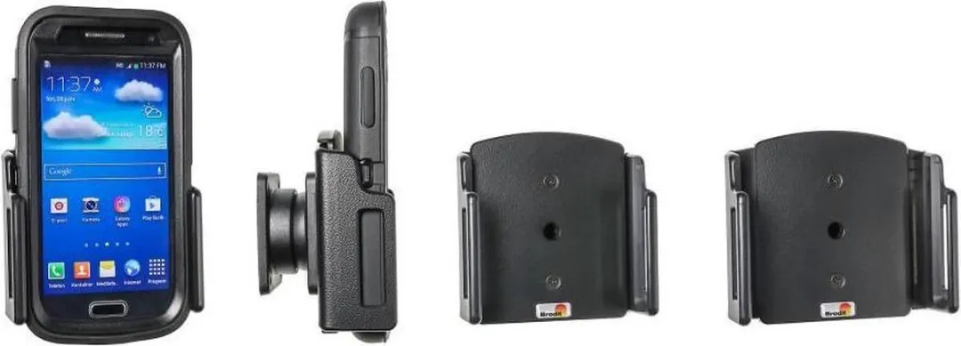 Brodit Universele Telefoonhouder - 75-89mm - Zwart