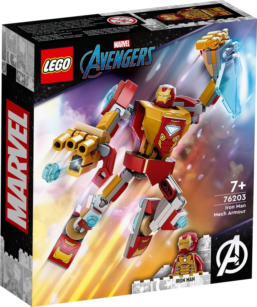 LEGO Marvel Iron Man Mechapantser 76203