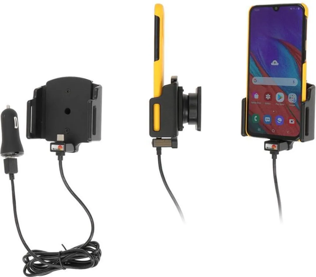 Brodit Verstelbare USB-C Houder 721202 - Zwart