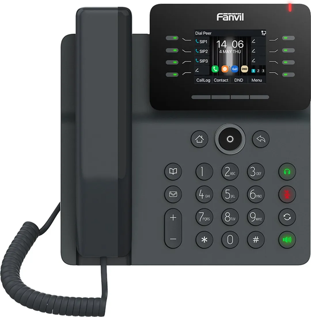 Fanvil V63 IP Telefoon - 6 Regels LCD - 2.8" - Zwart - afbeelding 2 van 3