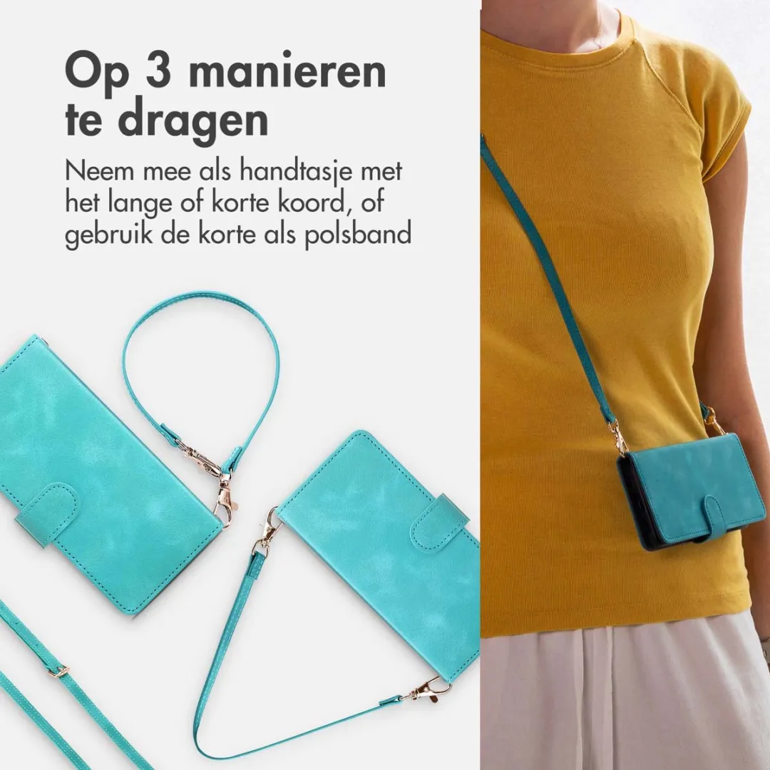 Imoshion iPhone 16 Bookcase Hoesje - 3 Pasjes - Turquoise
