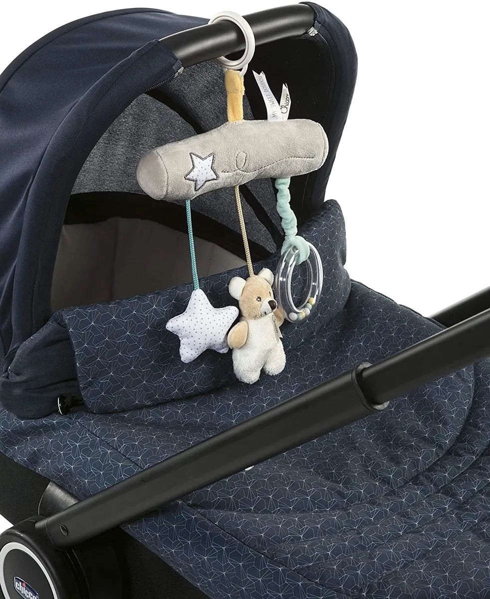 Chicco Reismobiel Kleine Beer - Wit/Grijs