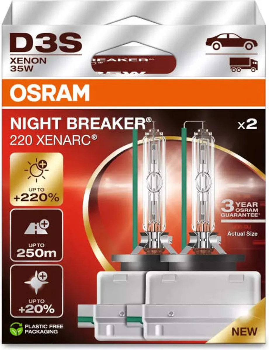 Osram Night Breaker 220 Xenarc D3S Set