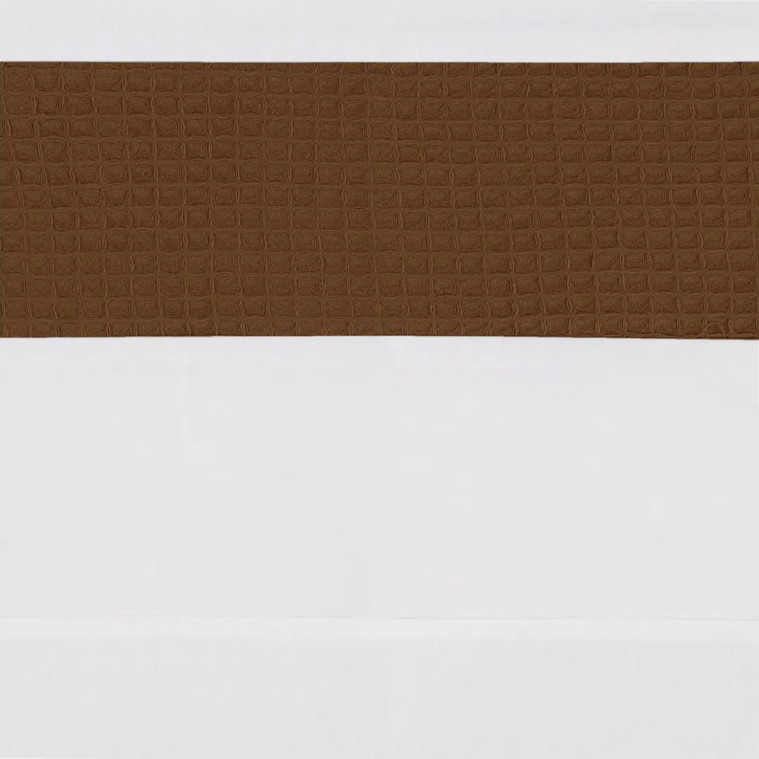 BINK Bedding Wieglaken Wafel Caramel 75x100cm