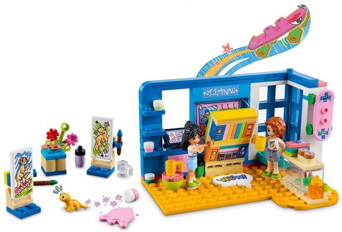 LEGO Friends Lianns kamer Speelset met Minipoppetjes en Accessoires - 41739